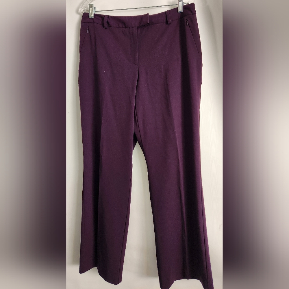 Worthington Petite Stretch Purple Women's Pants Size 14P